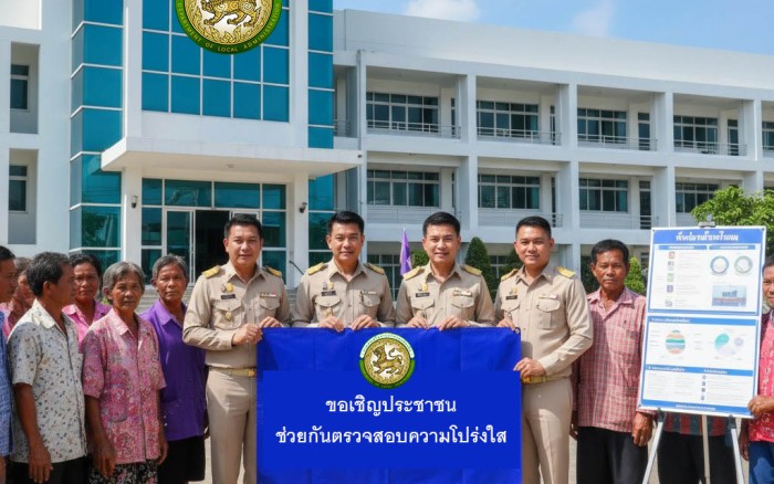 ขอเชิญประชาชนช่วยกันตรวจสอบความโปร่งใสในการบริหารของหน่วยงานเทศบาล